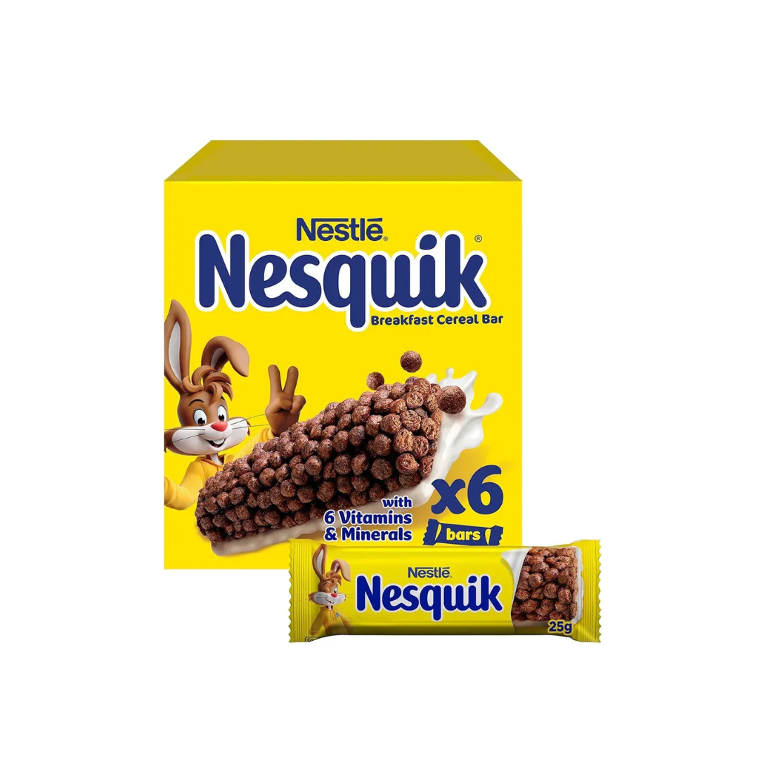 Nestle Nesquik Chocolate Breakfast Cereal Bar 25g