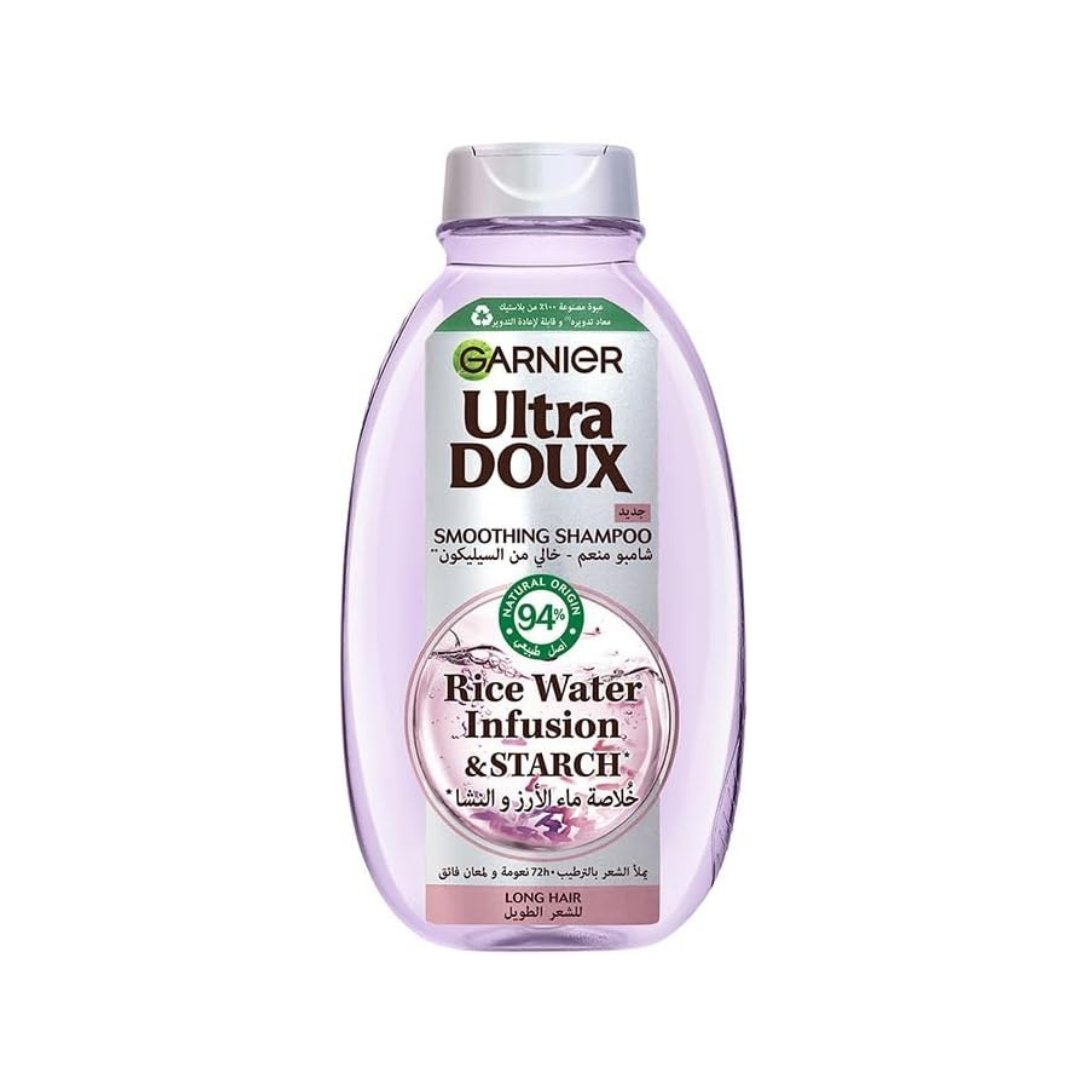Garnier Ultra Doux Rice Water Shampoo, 400 ml