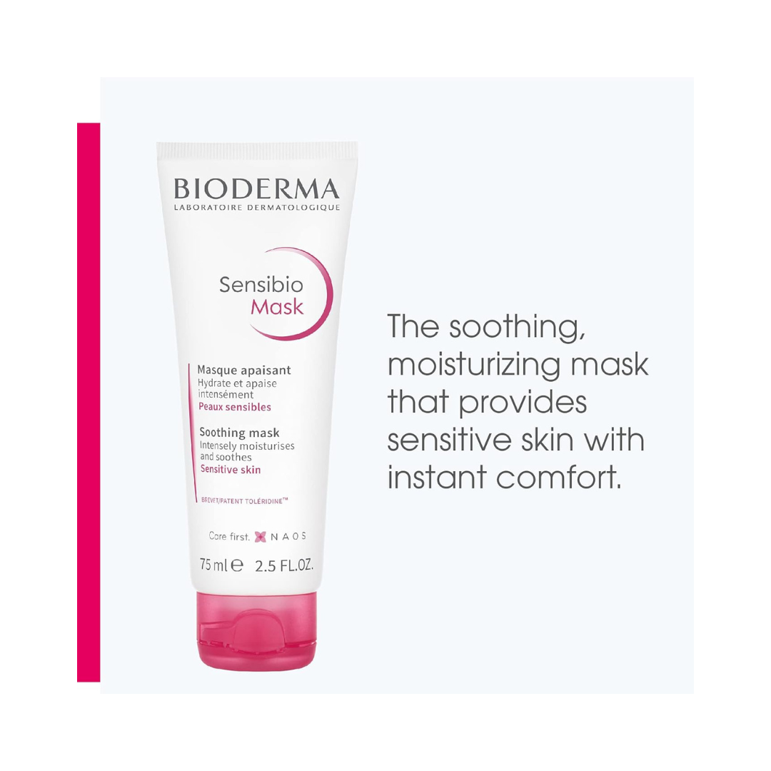 Bioderma - Sensibio - Mask - Skin Soothing and Moisturizing, Unscented, 2.55 Fl Oz
