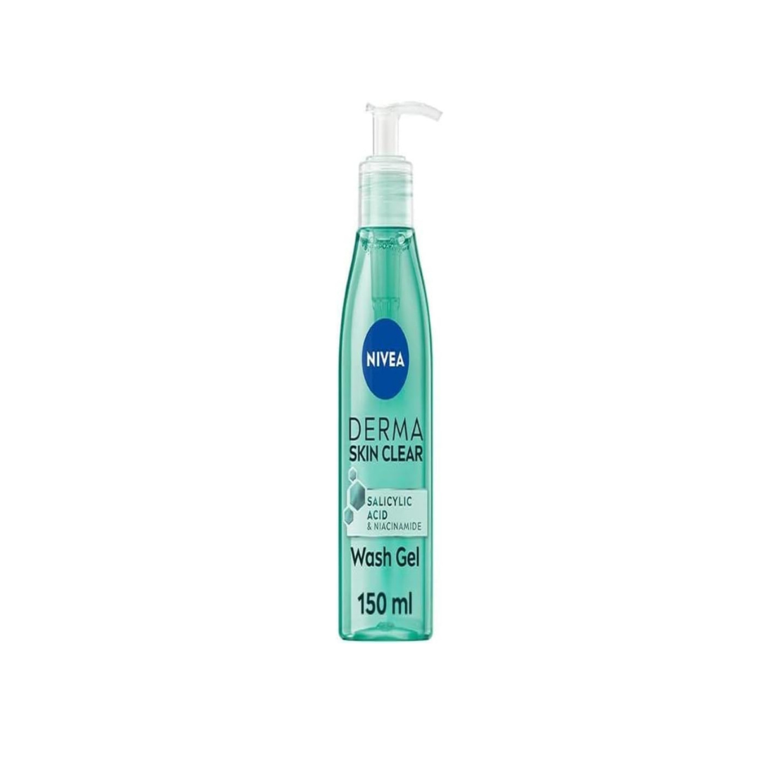 NIVEA Derma Skin Clear Wash Gel (150ml)