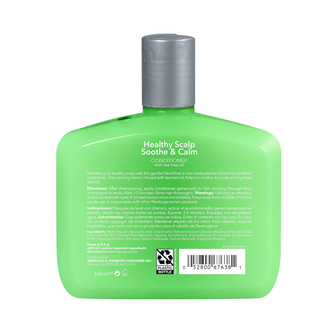 Neutrogena Soothing & Calming Healthy Scalp Conditioner to Moisturize Dry Scalp & Hair 12oz