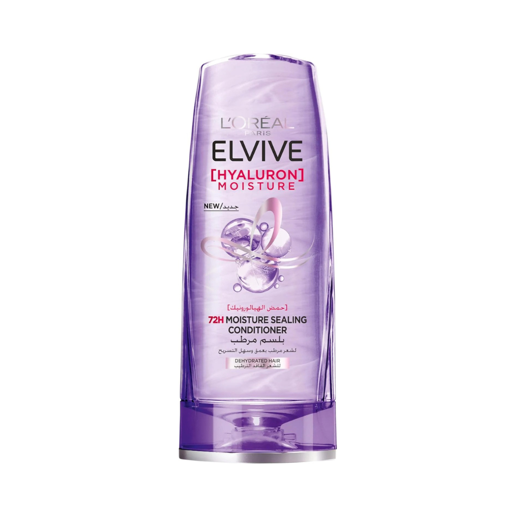 L’Oréal Paris Elvive Hyaluron Moisture 72H Moisture Sealing Conditioner For Dehyrated, Dry Hair - 360ml
