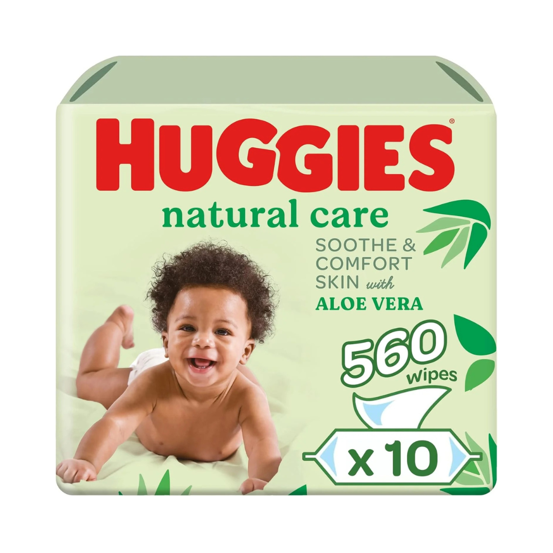 Huggies Natural Baby Wipes, Aloe Vera Wipes