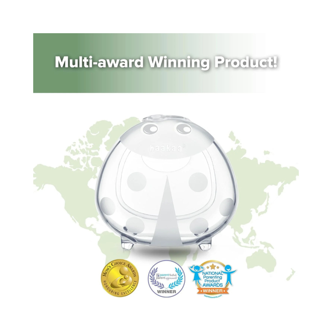 haakaa Ladybug Milk Collector Breast Milk Saver Breast Shell for Breastfeeding