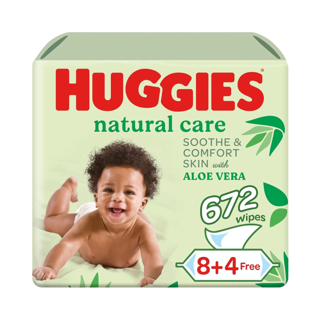 Huggies Natural Baby Wipes, Aloe Vera Wipes
