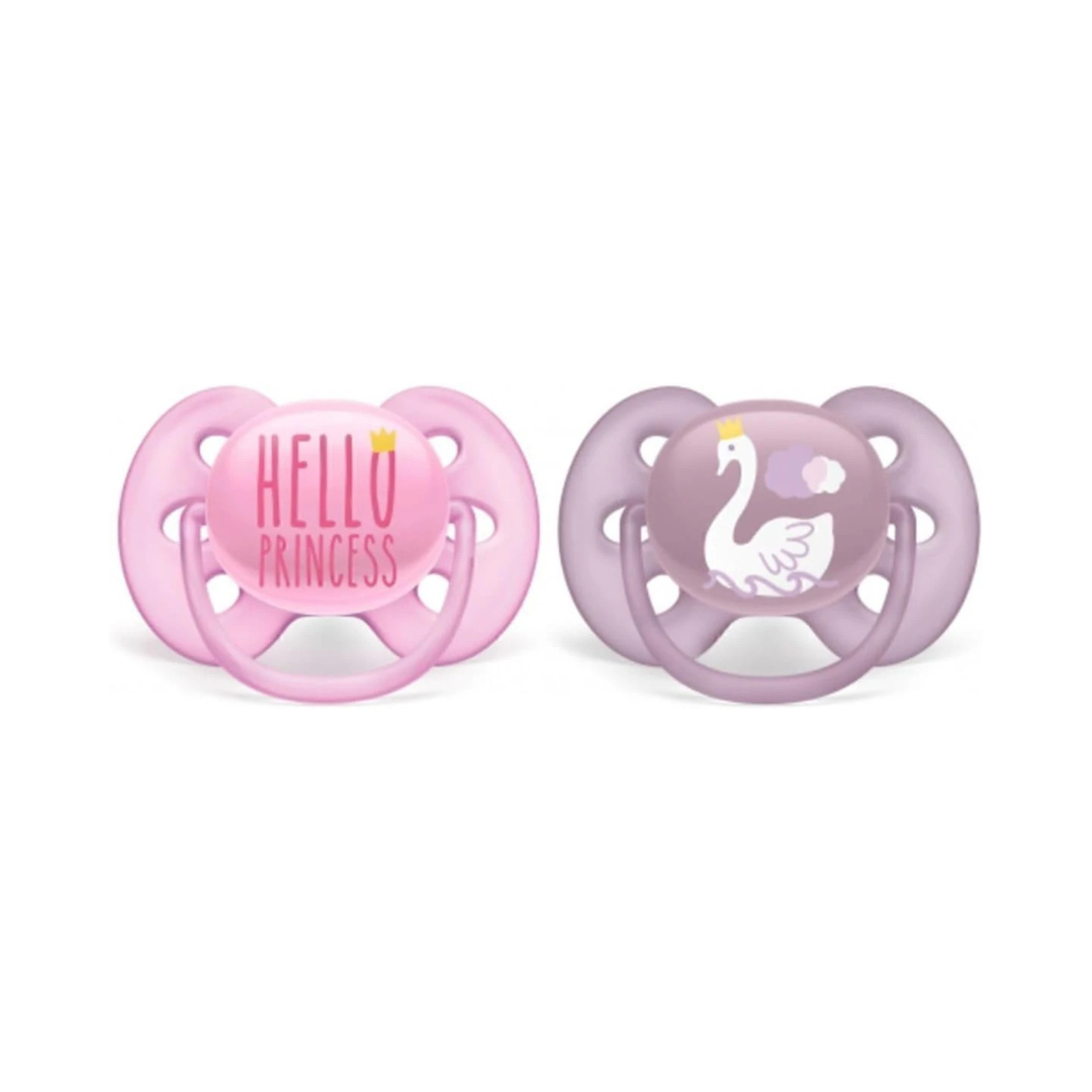 Philips Avent soft Soother, 6-18 Months Girl Mix Deco