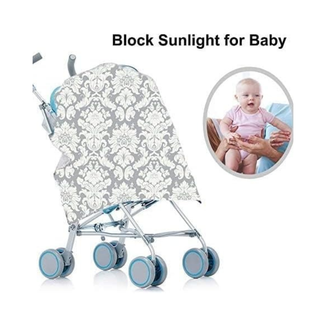 Cool Baby White Combed Cotton Nursing Bib