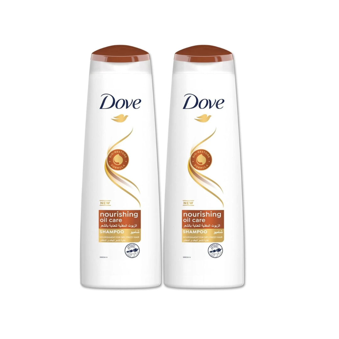 Dove Shampoo for frizzy and Dry Hair, Nourishing Oil Care, for up to 100 percent Smoother Hair,