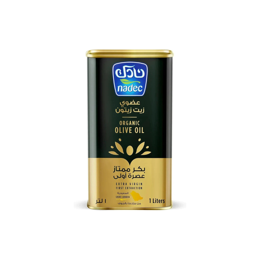 Nadec Organic Extra Virgin Olive Oil, 1 Ltr
