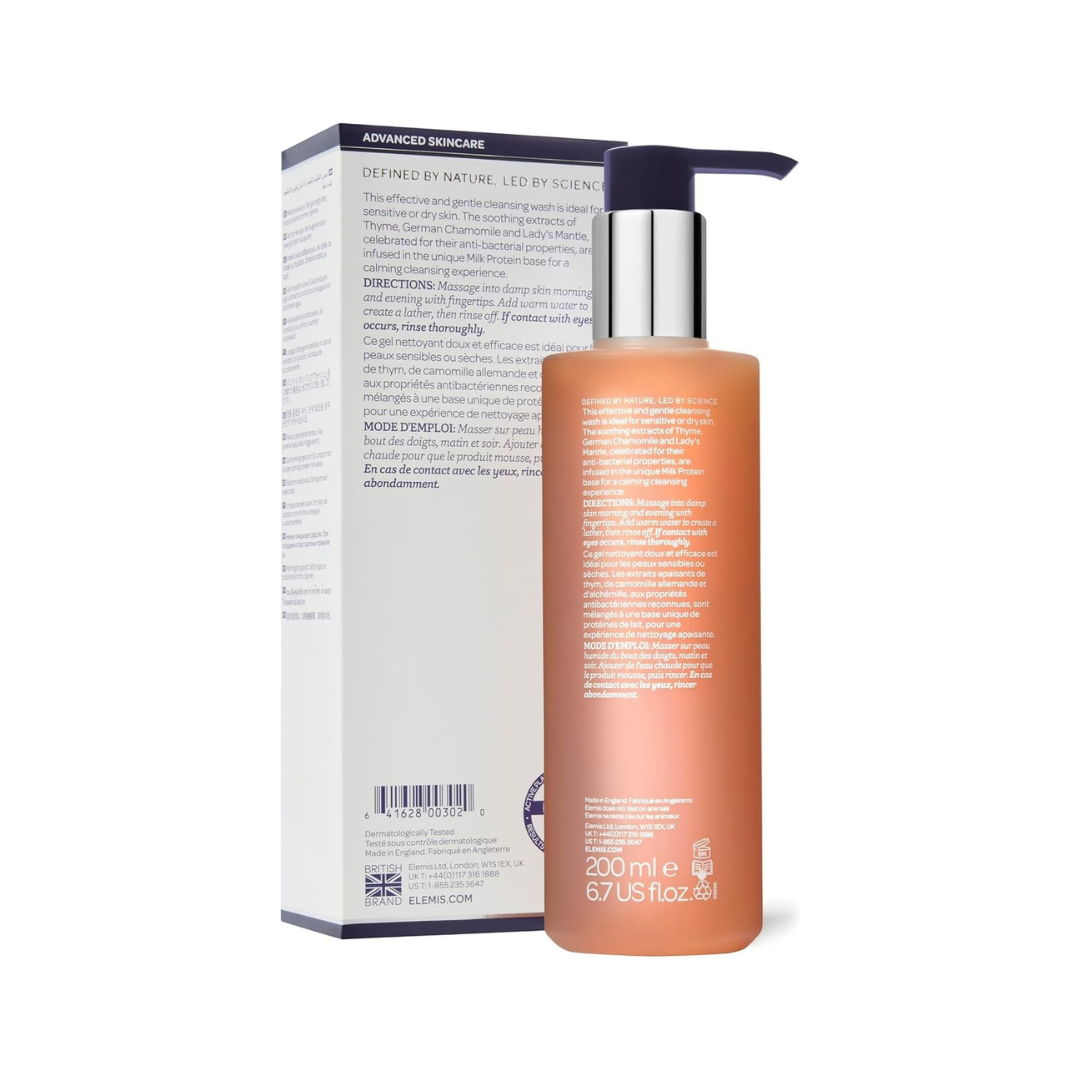 Elemis Sensitive Cleansing Wash for Unisex 6.7 oz Cleanser