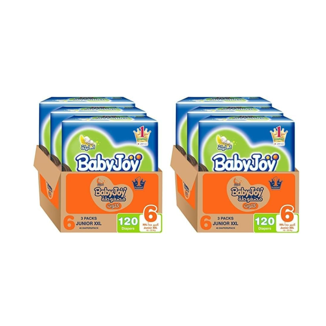 Babyjoy Culotte, Size 6, Junior XXL, 16+ Kg, Mega Box