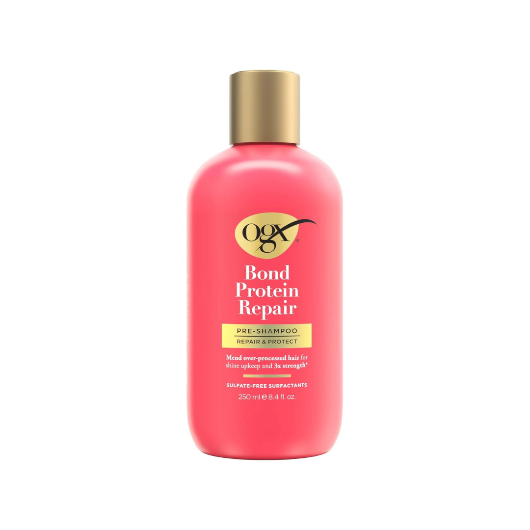 OGX, Pre-Shampoo, BOND REPAIR, Repairs and Strengthens Hair, Protects Against Frizz and Keeps Hair Shiny