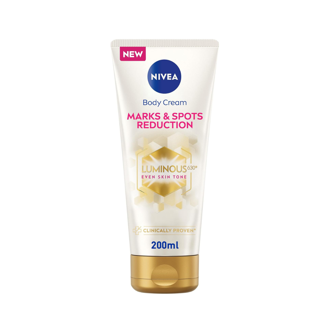 NIVEALUMINOUS 630 Body Cream, for marks and spots in 2 weeks, 200 ml