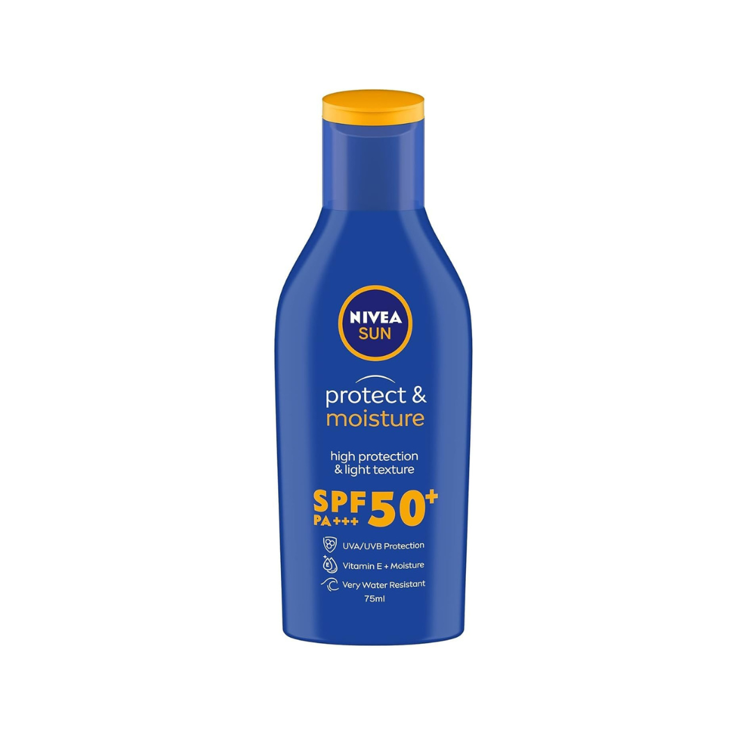 NIVEA Sun Lotion, Spf 50, With Uva & Uvb Protection, Water Resistant Sunscreen For Men & Women, 75 Ml