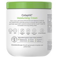 Cetaphil Moisturising Cream Jar 550g (Made in Canada), Sensitive Skin, Dry to Very Dry