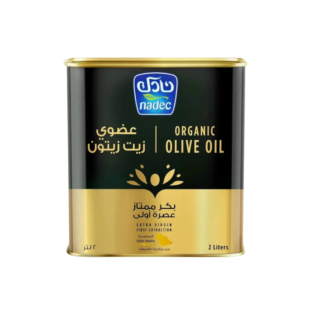 Nadec Organic Extra Virgin Olive Oil, 2 Ltr
