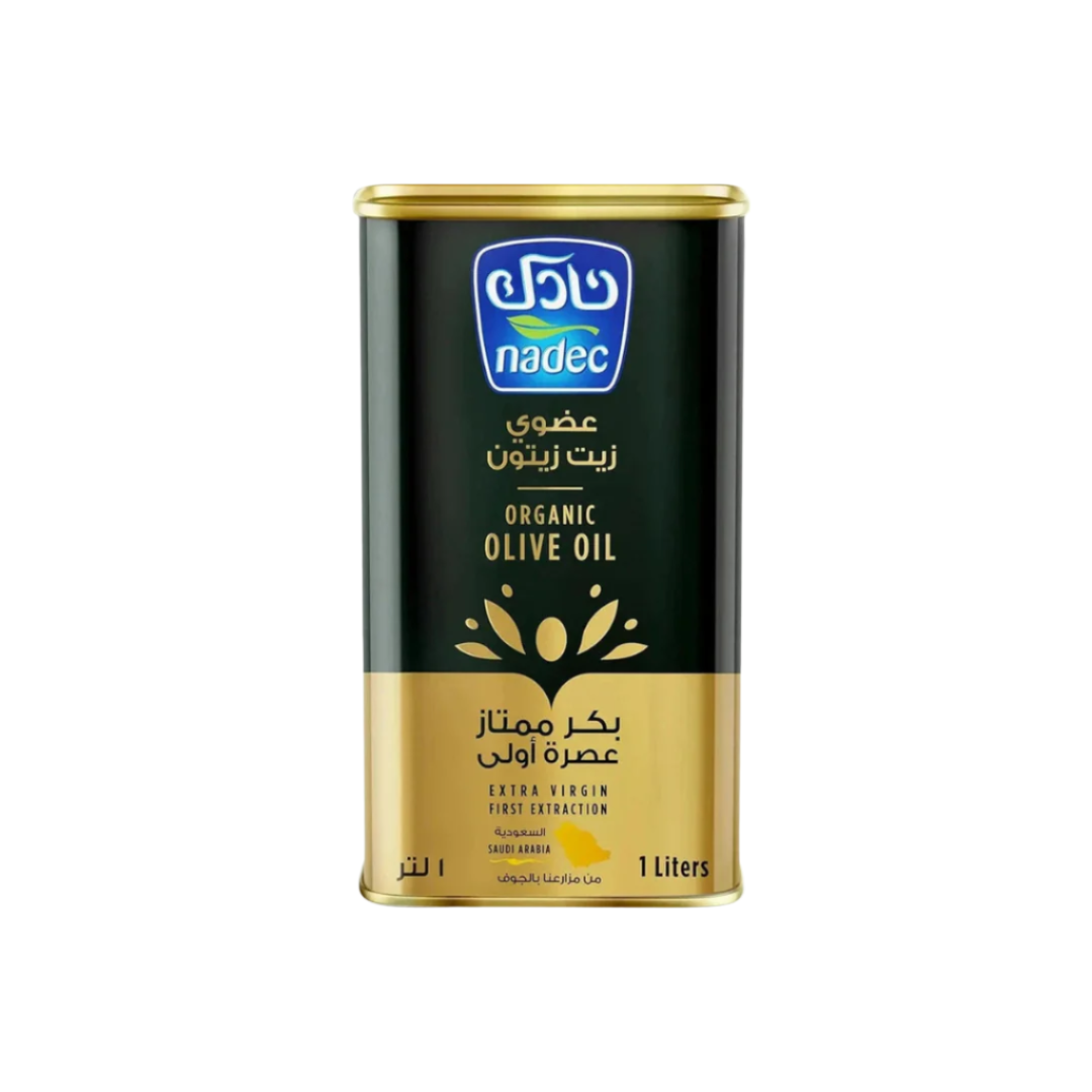 Nadec Organic Extra Virgin Olive Oil, 1 Ltr