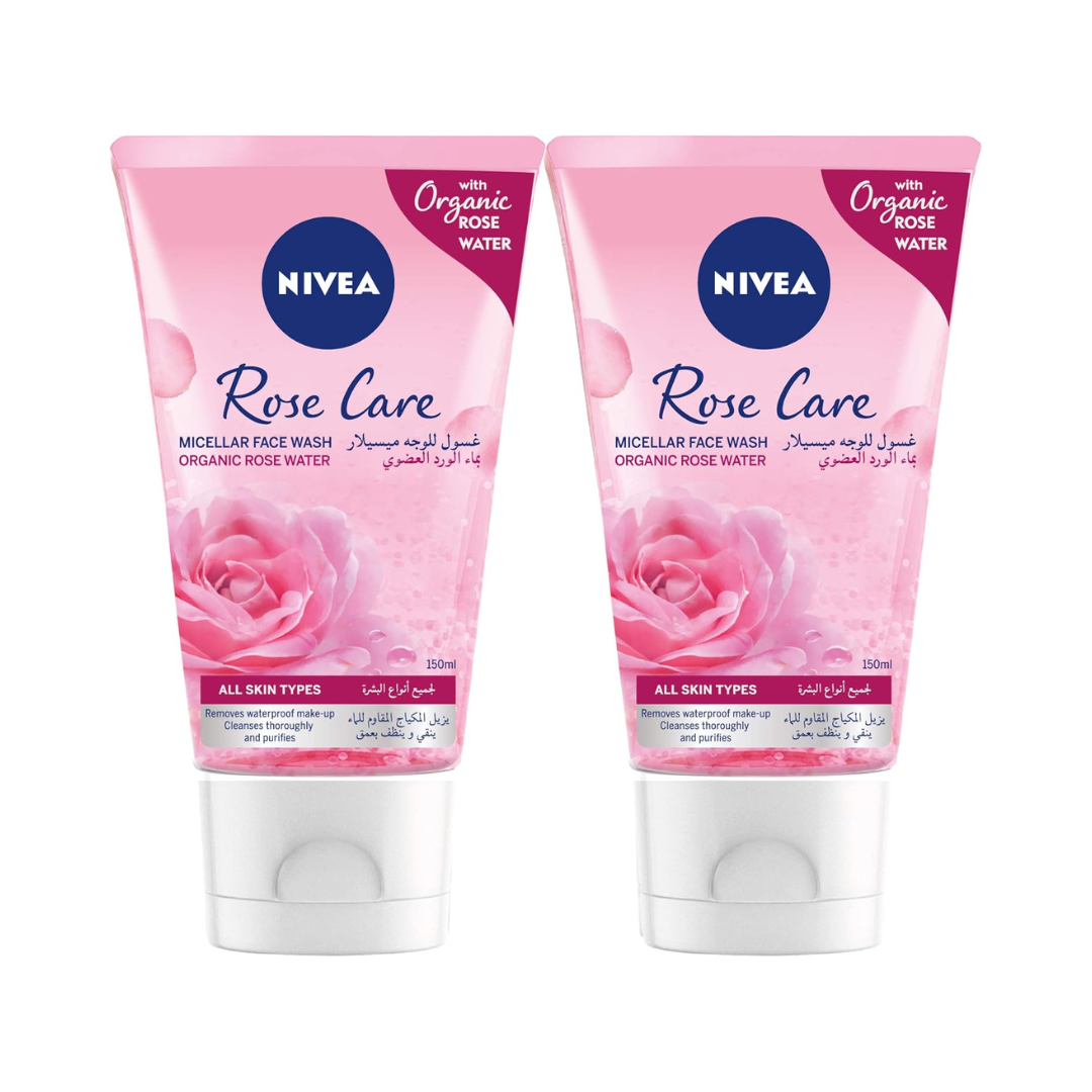 NIVEA MicellAIR Skin Breathe Micellar Rose Water Face Wash