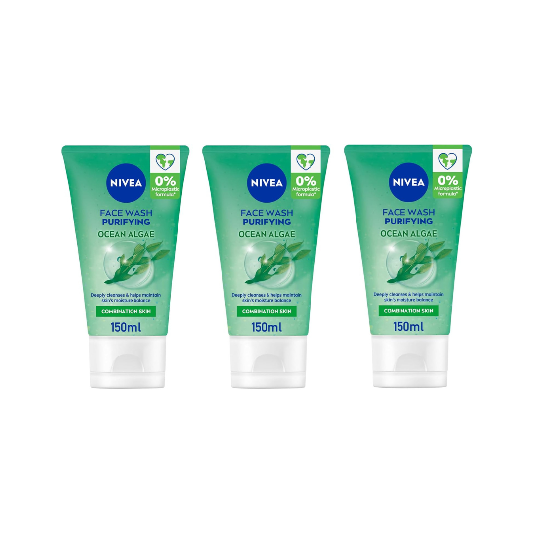 NIVEA Purifying Face Wash for Combination Skin, 150ml