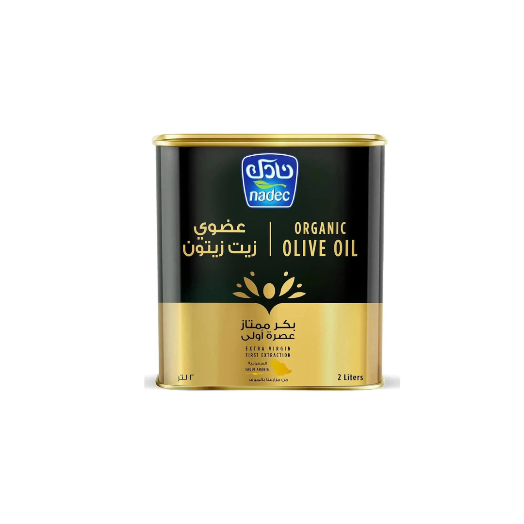 Nadec Organic Extra Virgin Olive Oil, 2 Ltr