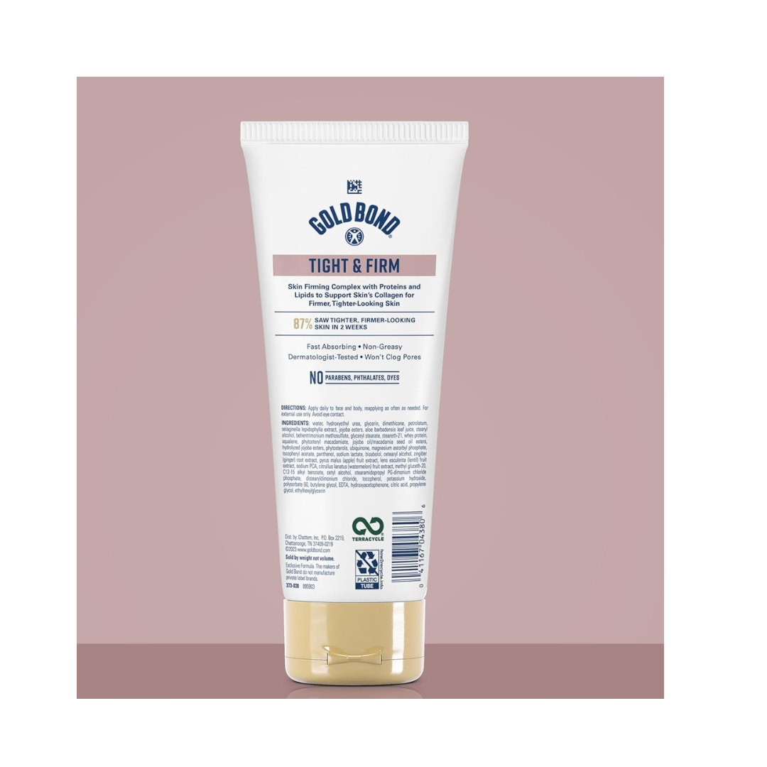 Gold Bond Age Renew Tight & Firm Body & Face Lotion with Proteins & Lipids, Skin Firming Lotion for Aging, Dry Skin, 8 oz.