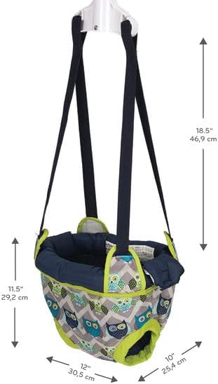 Evenflo Exersaucer Door Baby Jumper, Owl