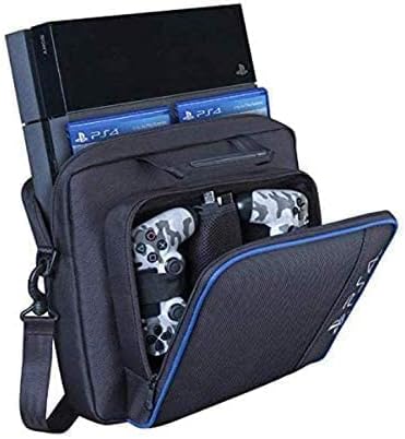 SKEIDO Storage Bag Travel Protective Case Handbag Shoulder Bag compatible with PS4 Console Storage Package