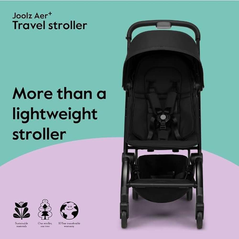 gb Pockit+ All City, Ultra Compact Lightweight Travel Stroller with Front Wheel Suspensio