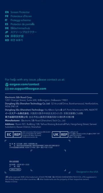 ESR 3 Pack for iPhone 17 Pro Max Screen Protectors, High Clarity, 9H Hardness Scratch Resistant, Military-Grade Tempered Glass, Shatterproof, Screen Guard with Easy Installation Tool