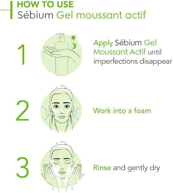 Bioderma Sebium Gel Moussant Actif 200ml