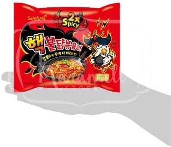 Samyang 2X Hot Chicken Flavour Roasted Ramen Noodles, 140G