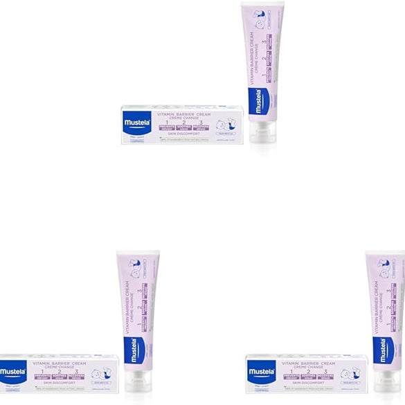 Mustela 1 2 3 Vitamin Barrier Cream, 50ml