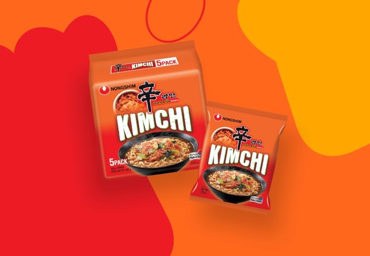 Nongshim Shin Ramyun Kimchi, 120g