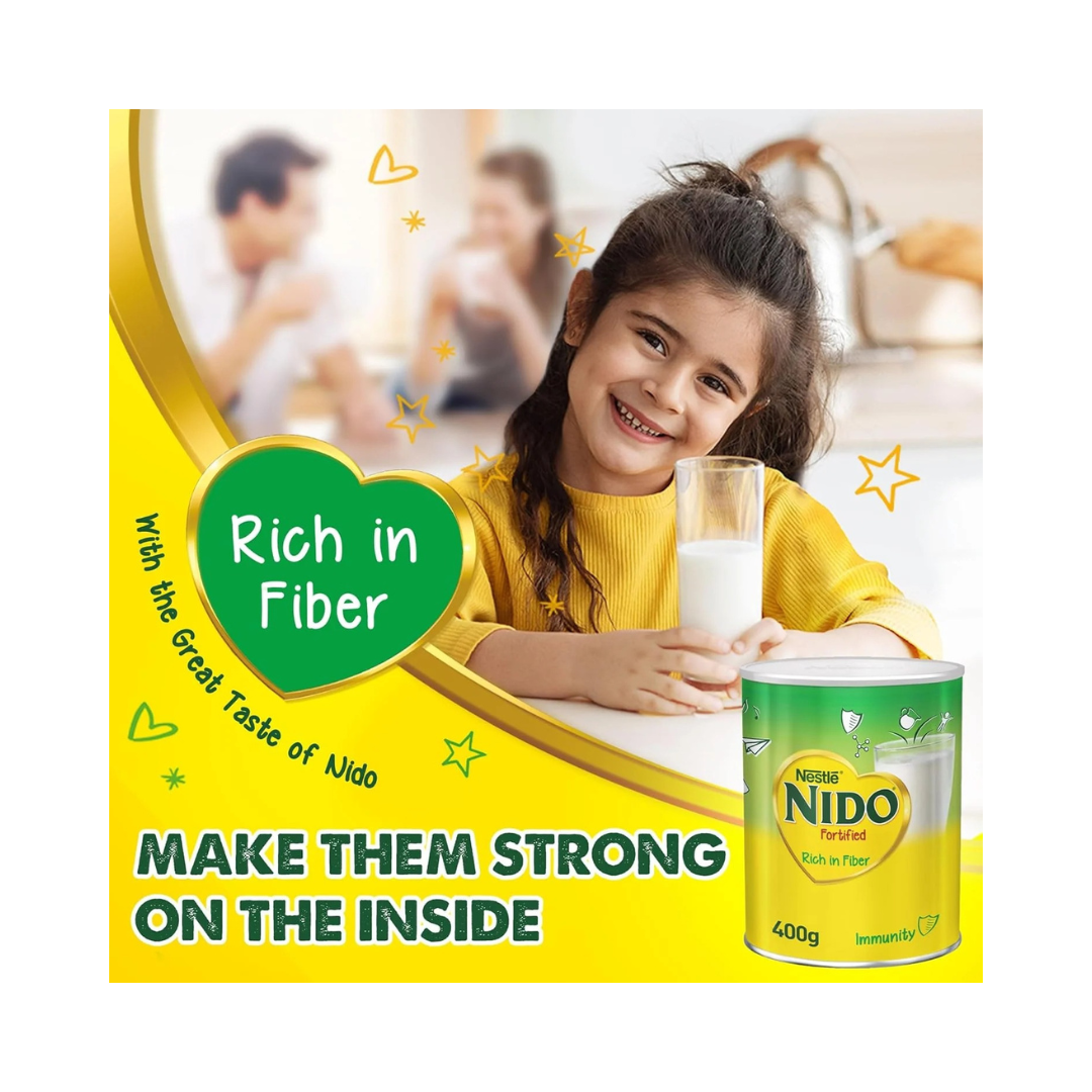 Nestle Nido Fortified Milk Powder Tin, 400 g