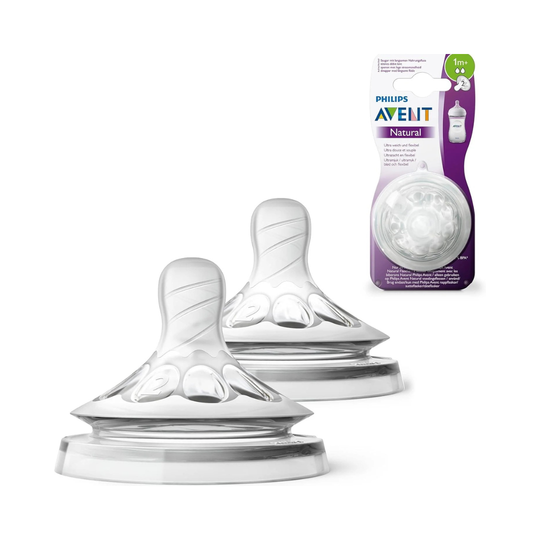 Philips Avent NATURAL 2.0 FEEDING TEATS 6 M X2
