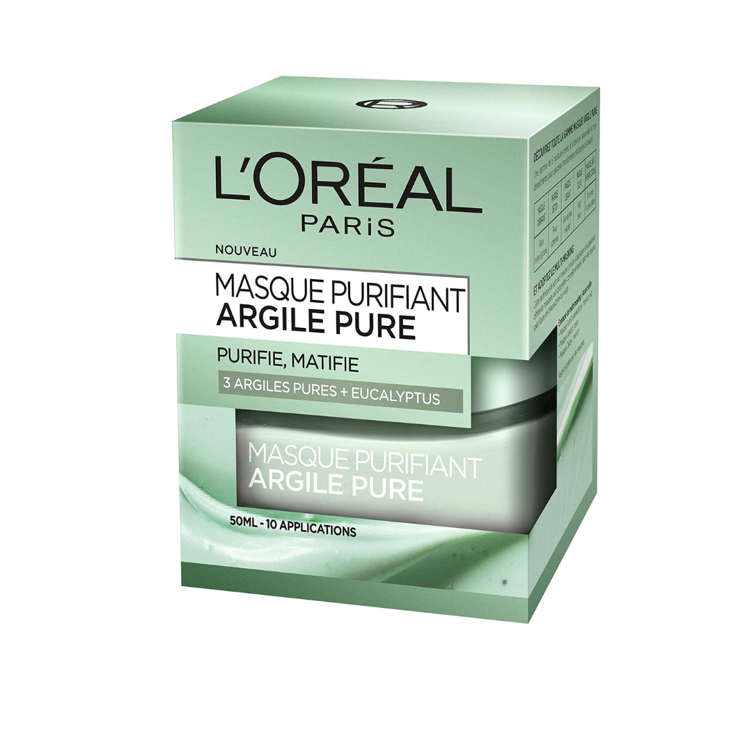 L'Oréal Paris - Purifying Face Mask - Pure Clay - 50 ml