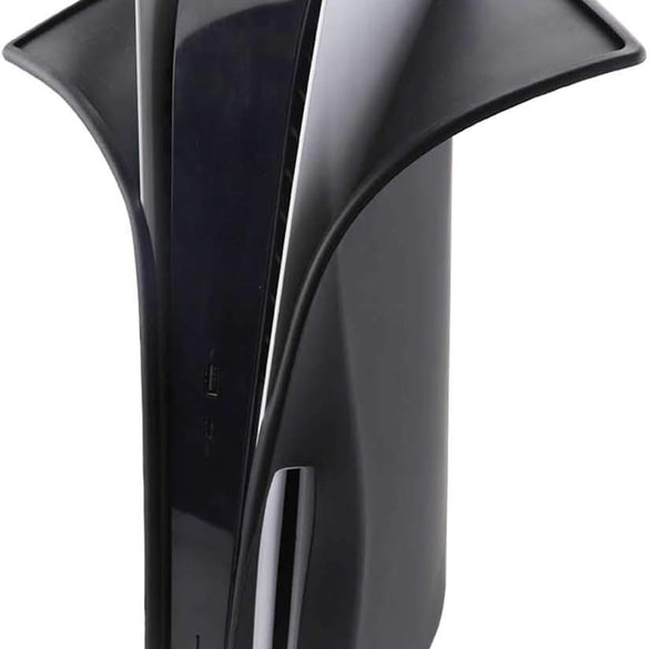 DMLNN PS5 Silicone Skin Cover, Dustproof Anti-Scratch Anti-Fall Waterproof Protector Case for Sony Playstation 5 Disk Edition (Disk Edition, Black)