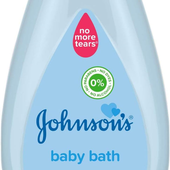 Johnson's Baby Bath, no more tears formula, specially developed to gently cleanse your baby’s delicate skin without drying it, 500ml (Packaging may vary)