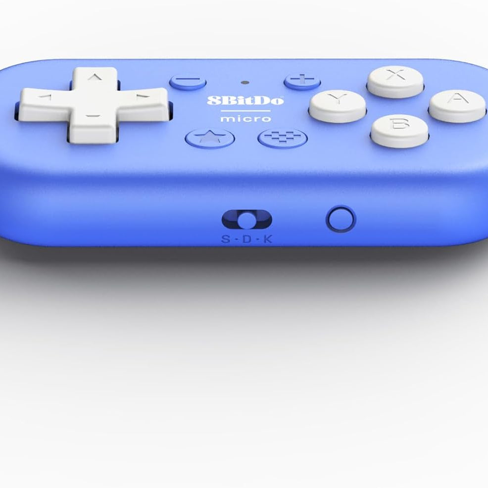 Nargos 8Bitdo Zero 2 Bluetooth Key Chain Sized Mini Controller for Nintendo Switch, Windows, Android and macOS (Yellow Edition)