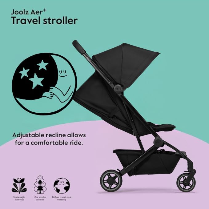 gb Pockit+ All City, Ultra Compact Lightweight Travel Stroller with Front Wheel Suspensio