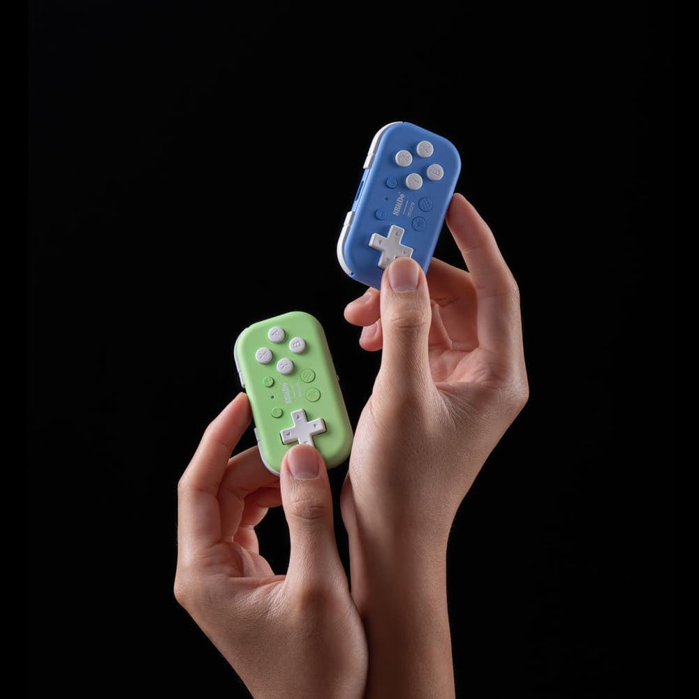 Nargos 8Bitdo Zero 2 Bluetooth Key Chain Sized Mini Controller for Nintendo Switch, Windows, Android and macOS (Yellow Edition)