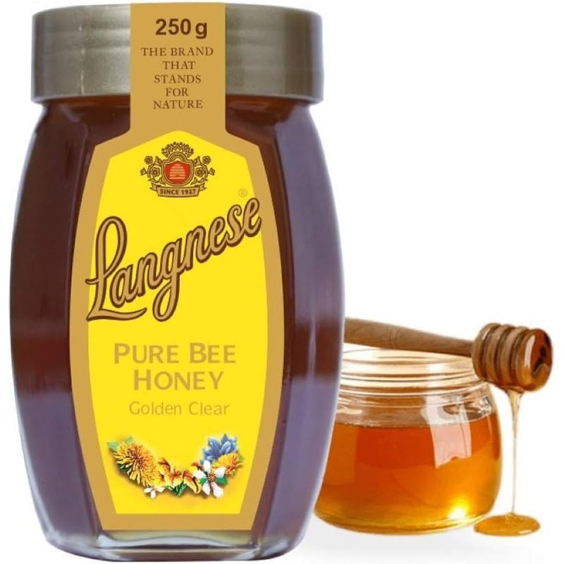 Langnese Golden Clear Pure Bee Honey 250 G
