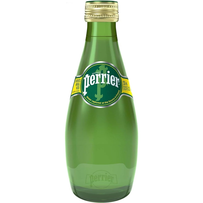 Perrier Sparkling Natural Mineral Water 330 ml - Pack of 24