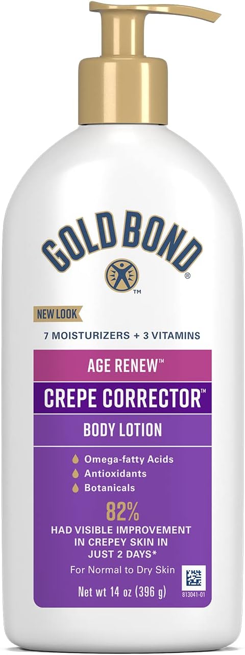 Gold Bond Age Renew Crepe Corrector Body Lotion, Replenishing & Smoothing Formula, 14 oz.