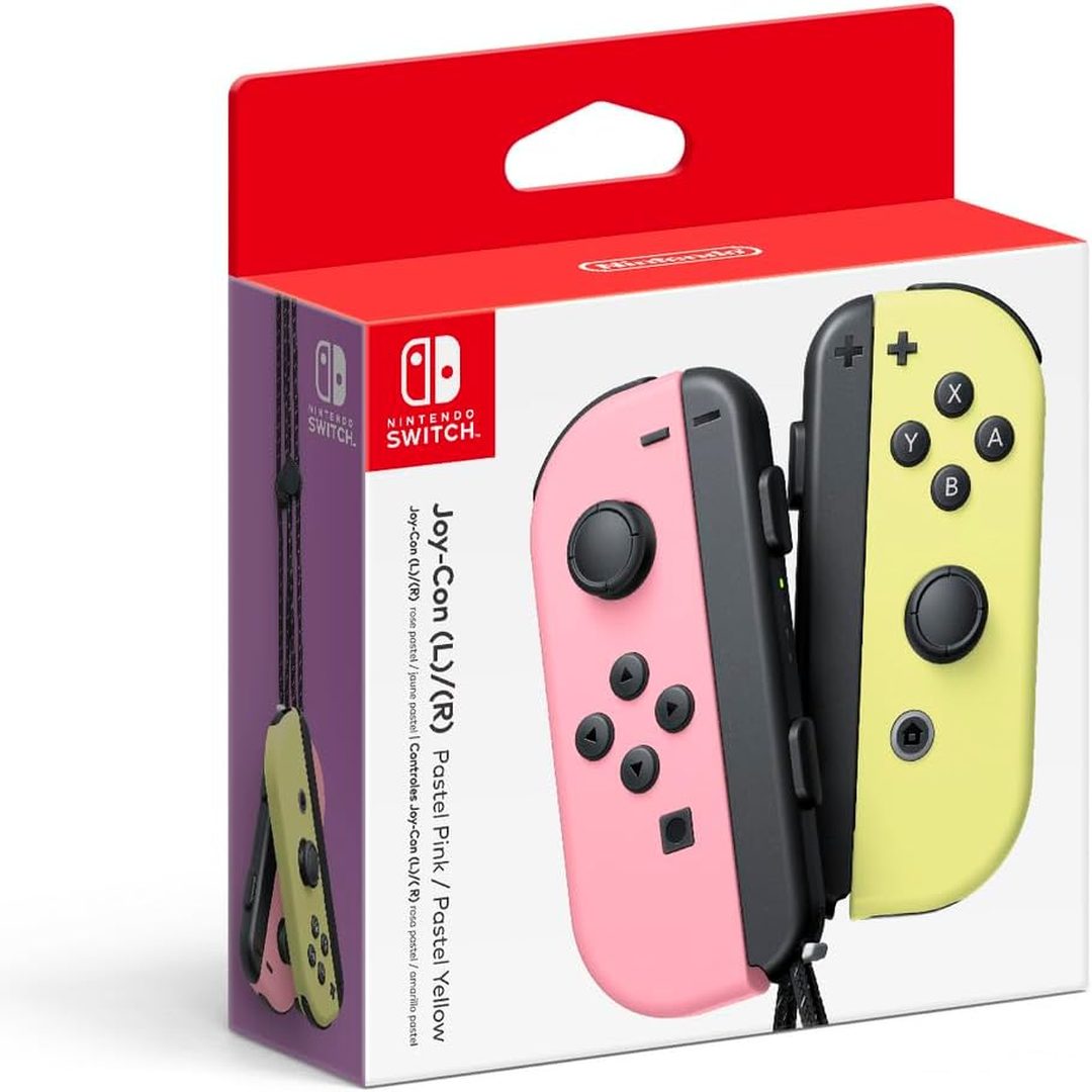 Nintendo: Official Joy-Con Pair - Pastel Pink/Pastel Yellow for SWITCH (KSA Version)