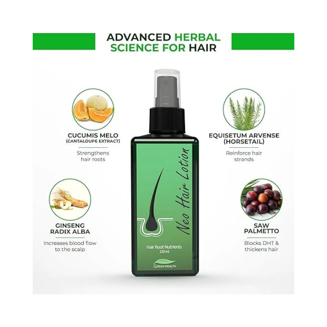 Green Wealth, Neo Hair Lotion, 120 ml