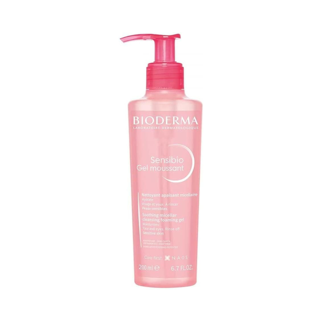BioDerma Sensibio Soothing Micellar Cleansing Foaming Gel For Sensitive Skin, 100 ml