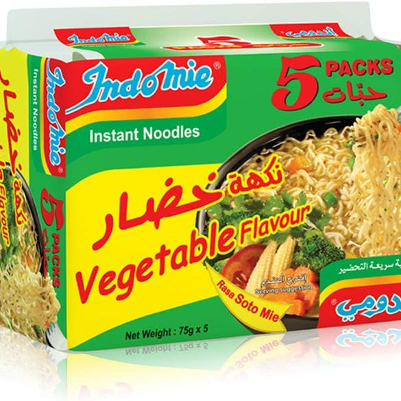 Indomie Pillow Pack Vegetable Flavor, 40 X 75G