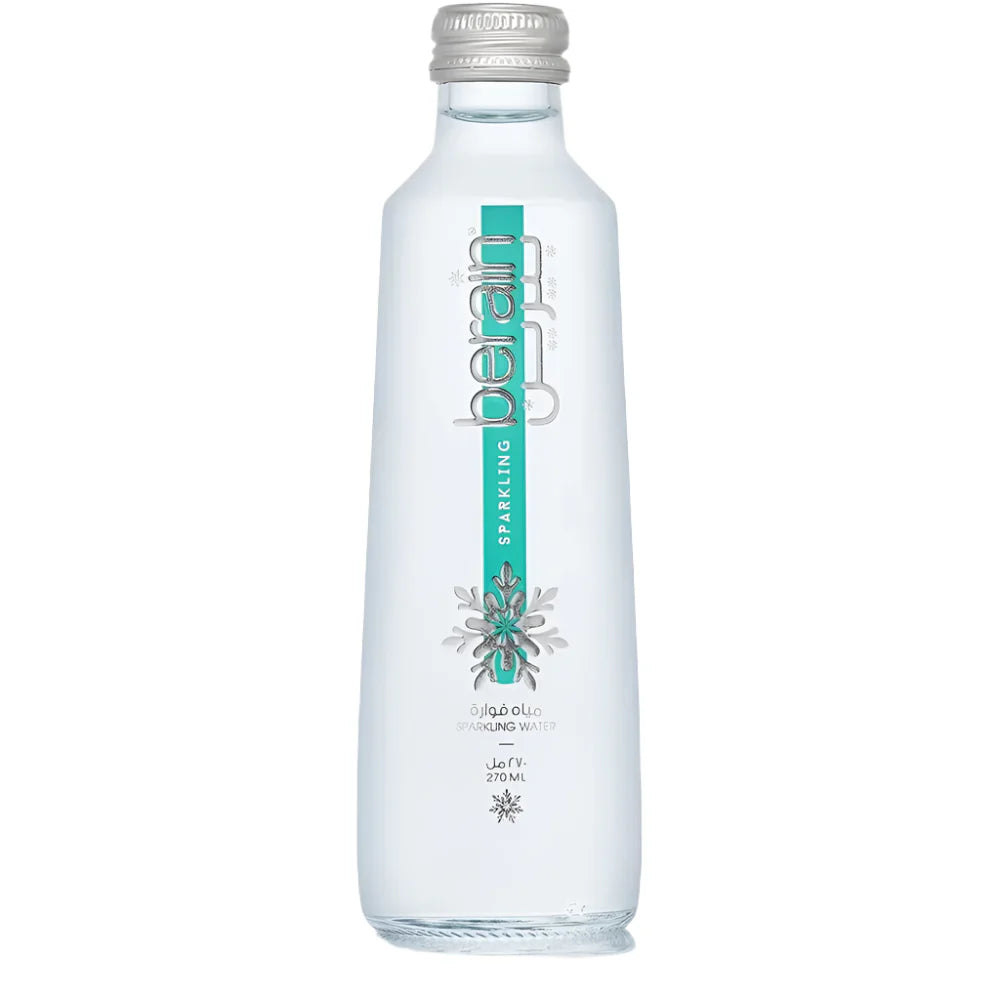 Berain Glass Bottle Sparkling Water, 24 x 270 ml