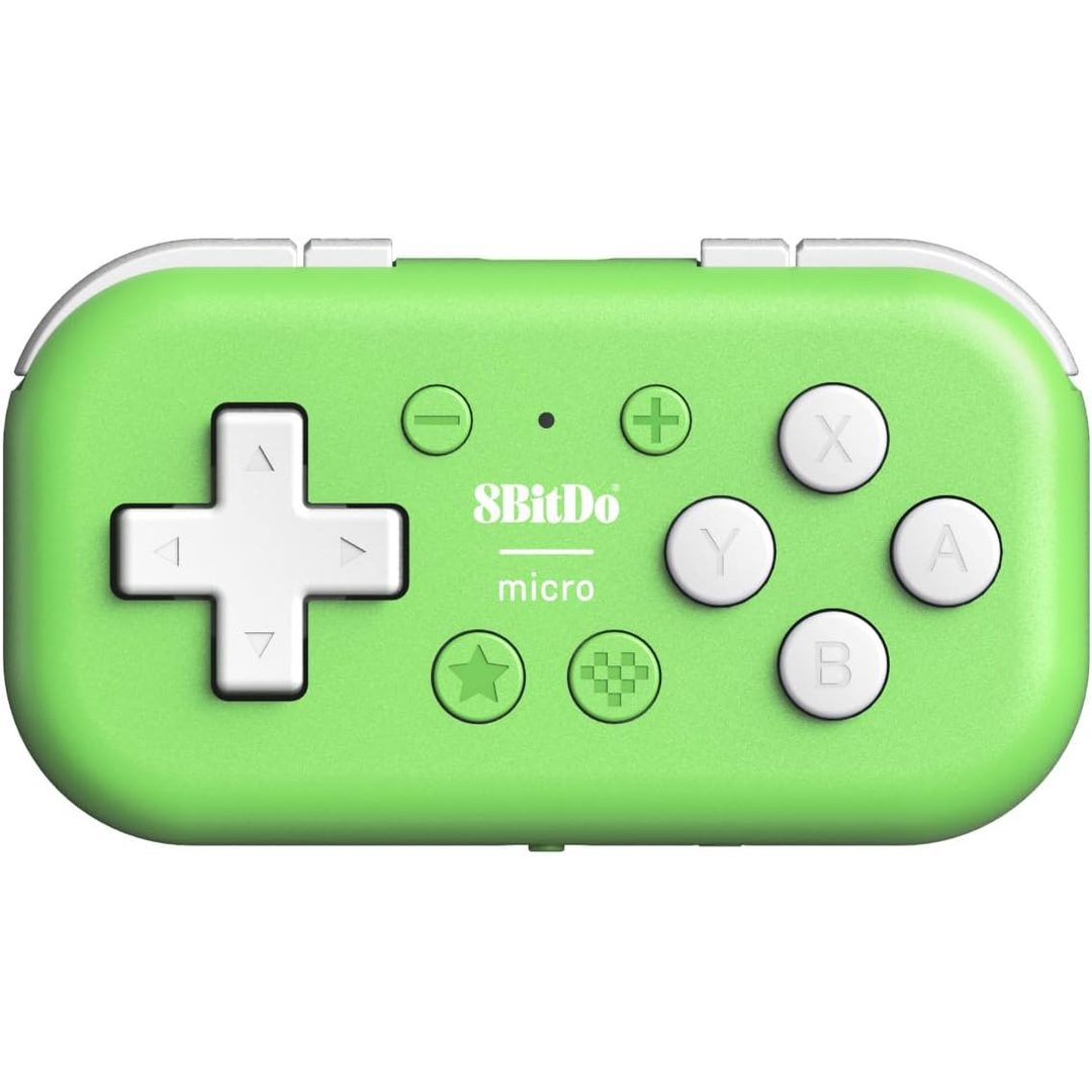 Nargos 8Bitdo Zero 2 Bluetooth Key Chain Sized Mini Controller for Nintendo Switch, Windows, Android and macOS (Yellow Edition)